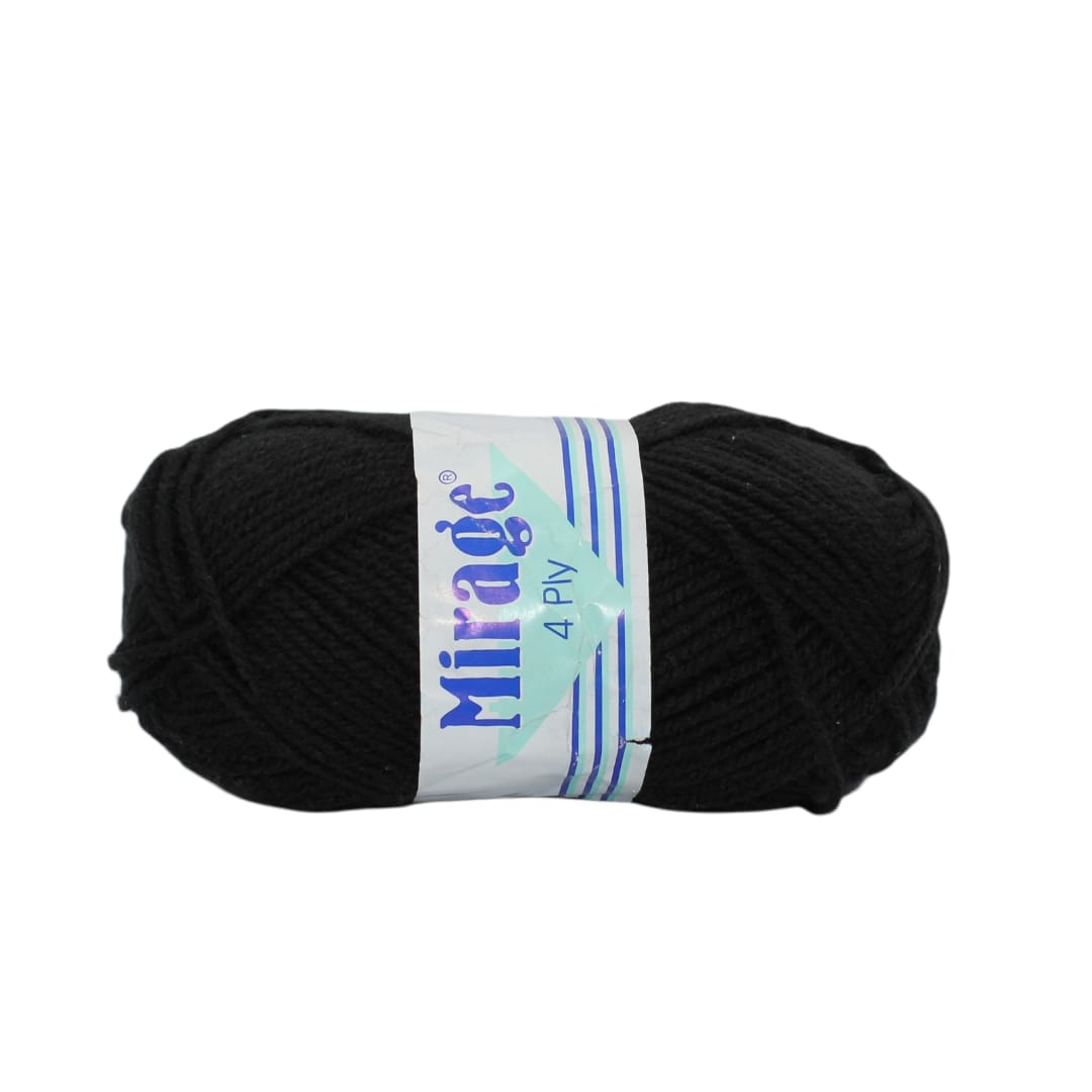 Mirage Wool 25g Black W017